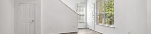 Living room at Fountains at Tidwell and The Enclave in Houston TX
