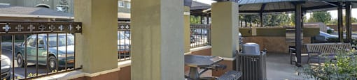picnic area at Bristol Apartment Homes in Dixon, CA