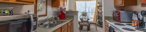 durable oak cabinetry Parkway Senior Apartments in Pasadena TX