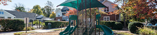 Outdoor playground at Grand Oaks Apartments in Chester VA