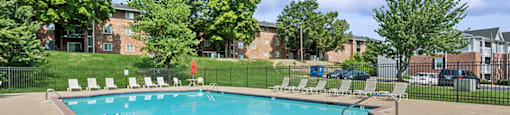 Pool at Weston Circle Apartments in Fredericksburg VA