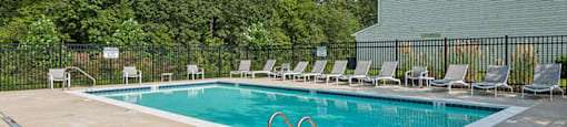 Outdoor pool at Broadwater Townhomes in Chester VA