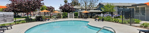 Pool Entry at Westchester Park Apartments in Tustin CA