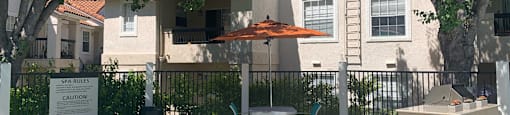 Pool Spa and BBQ Grills at Westbrook Apartments in San Diego CA