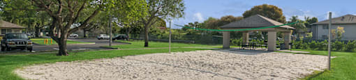 Sand volleyball court at Running Brook Apartments in Miami FL