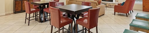 Social lounge at Ironwood Crossing Apartments and Townhomes in Fort Worth TX
