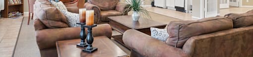 Social lounge at Park Village Apartments in Conroe TX
