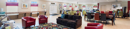 Social lounge at Parkway Ranch Rental Homes in Houston TX