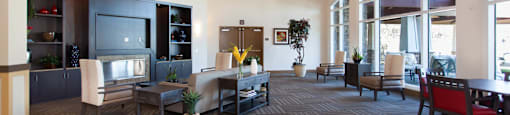 Social Lounge at The Lodge at Morgan Hills Apartments in Morgan Hill CA