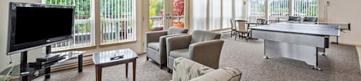 Social lounge at Cedar Park in Seattle WA