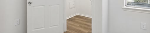 Spacious closet at Bonito Parque Apartments in San Antonio TX