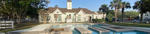 Swimming Pool at Dayton Park Apartments in Dayton TX