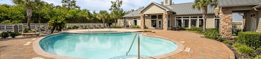 Swimming pool at Fallbrook Ranch in Houston TX