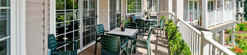 Terrace at Woodlands at Forbes Lake Apartments in Kirkland WA