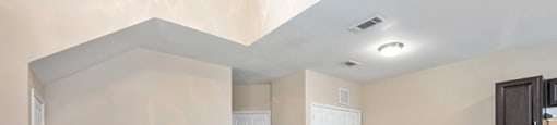 Townhome dining room at Fountains at Tidwell and The Enclave in Houston TX