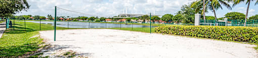 Outdoor Volleyball Court at Cedar Grove Apartments in Miami Gardens FL