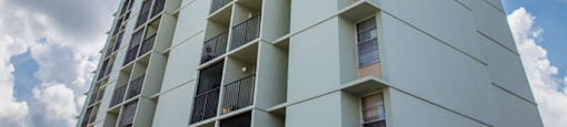 Episcopal Catholic Apartments in Winter Park, FL well-kept high rise building