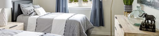 Bedroom With Two Beds at Harbor Heights 55+ Community, Olympia, 98501