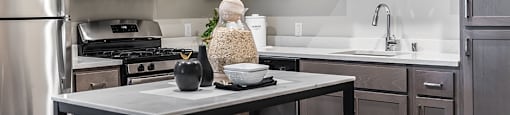 Kitchen area at ARISTA APARTMENT HOMES, Las Vegas, NV