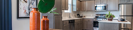 Dining with view to kitchen at ARISTA APARTMENT HOMES, Nevada, 89183