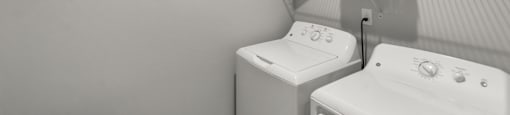 Washer Dryer at the Quarry Apartments in DeWitt Michigan