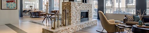 Cozy Fireplace in Clubhouse