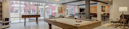 Pool Table in Clubhouse