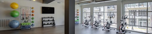 Bright and Open Fitness Center