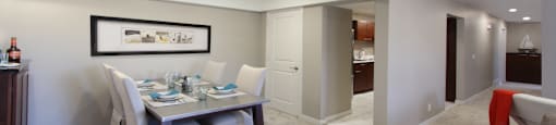 living and dining room