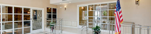 Leasing office foyer