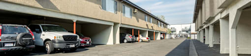 Apartments for rent in Canoga Park , CA parking area