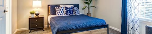 Beautiful Bright Bedroom With Large Window at Glen Hollow, Decatur, Georgia