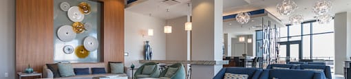 Rooftop Community Lounge at Aurora in North Bethesda, MD