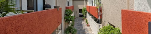 Pet-Friendly Apartments in Sherman Oaks CA - Brody Terrace - Private Balconies Overlook Courtyard