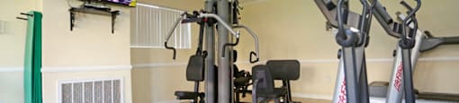 Get in shape at our fitness center at The Oaks Apartments, Upland, 91786