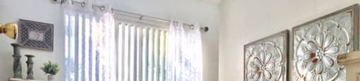 Spacious second bedroom at The Oaks Apartments, Upland, California