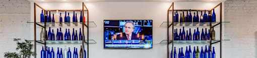 Chicago luxury apartment resident lounge waterfront amenity