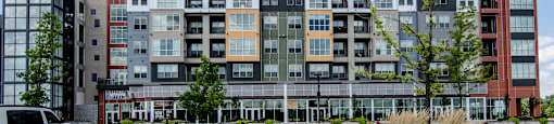 Exterior Vista at the Heights Apartments Near Eastwood Towne Center