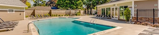 Pool  at Abbott Pointe Apartments in East Lansing, MI near Michigan State University