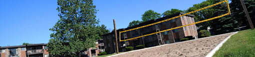 Sand volleyball  at Abbott Pointe Apartments in East Lansing, MI near Michigan State University