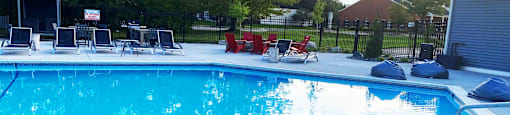 Pool at Arbor Glen Apartments in East Lansing, MI near Michigan State University.