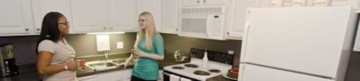 Spacious Kitchen in East Lansing Apartments near Michigan State University | Beechwood