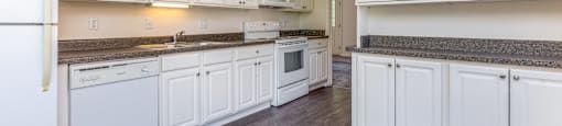 Spacious Kitchen in East Lansing Apartments near Michigan State University | DTN Houses
