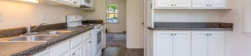 Spacious Kitchen in East Lansing Apartments near Michigan State University | DTN Houses