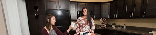 Spacious Kitchen in East Lansing Apartments near Michigan State University | Glenwood