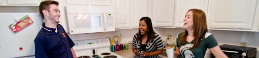 Spacious Kitchen in East Lansing Apartments near Michigan State University | Spartan Duplexes