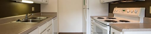 Spacious Kitchen in East Lansing Apartments near Michigan State University | Spartan Duplexes