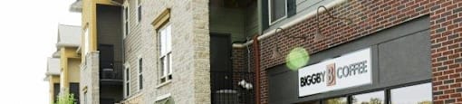 Exterior at the Hamptons Apartments near Michigan State University