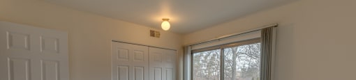 Spacious bedrooms in East Lansing Apartments near Michigan State University | The Pines