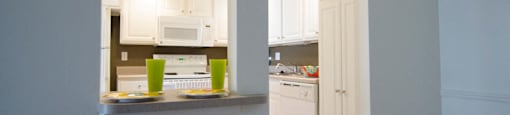 Spacious Kitchen in East Lansing Apartments near Michigan State University | The Pines